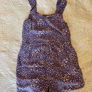 NWOT Abercrombie Floral blue Kids Romper